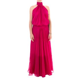 Vestido-Longo-Frente-Unica-Magenta