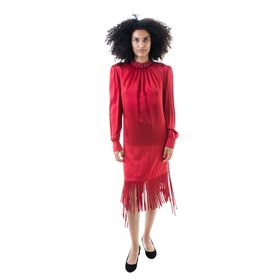 Vestido-Reinaldo-Lourenco-Vermelho-Franjas-e-Contas